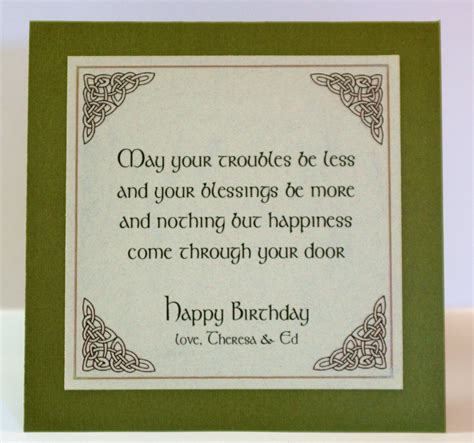 irish blessings for birthday